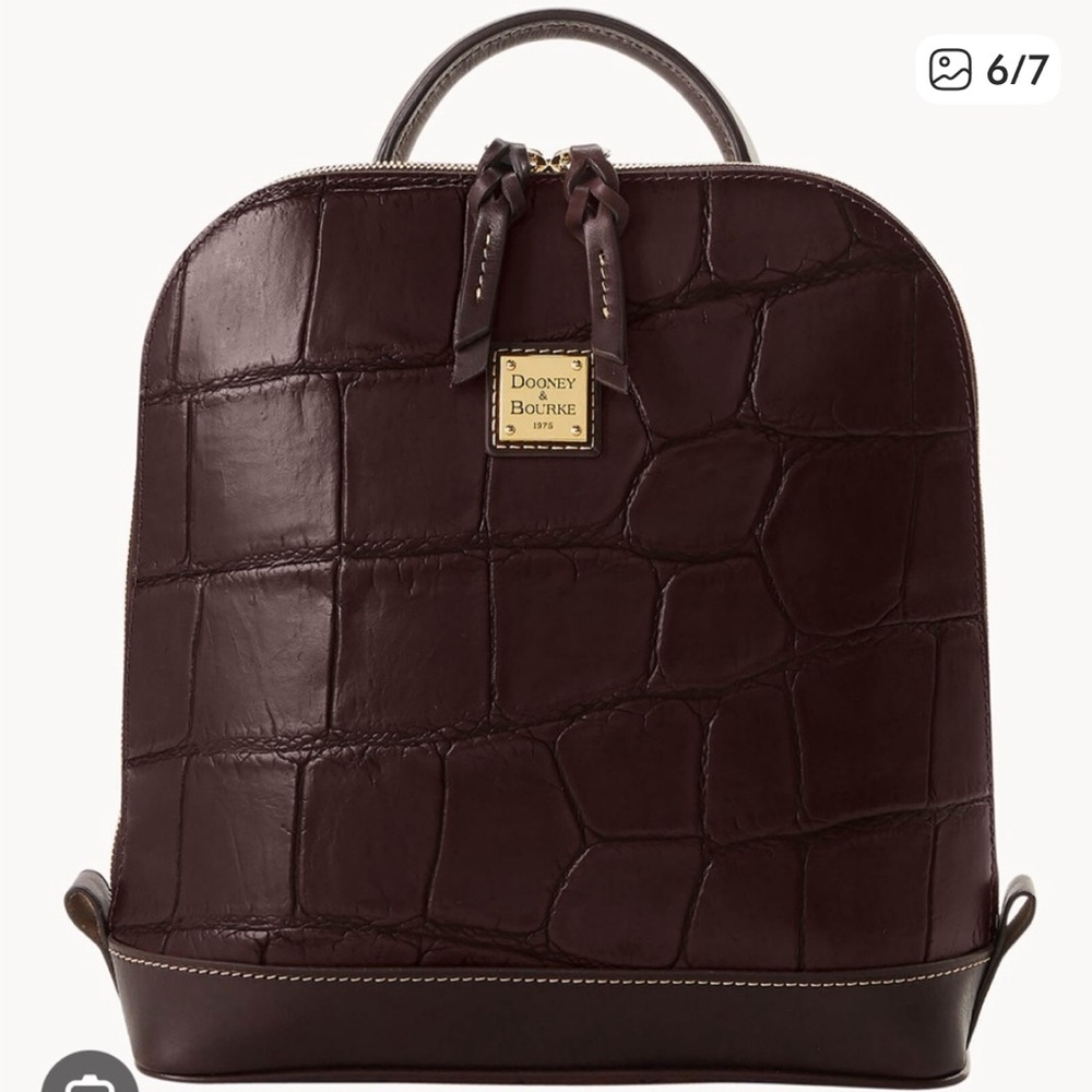 Dooney & Bourke Zip Pod Backpack in Espresso